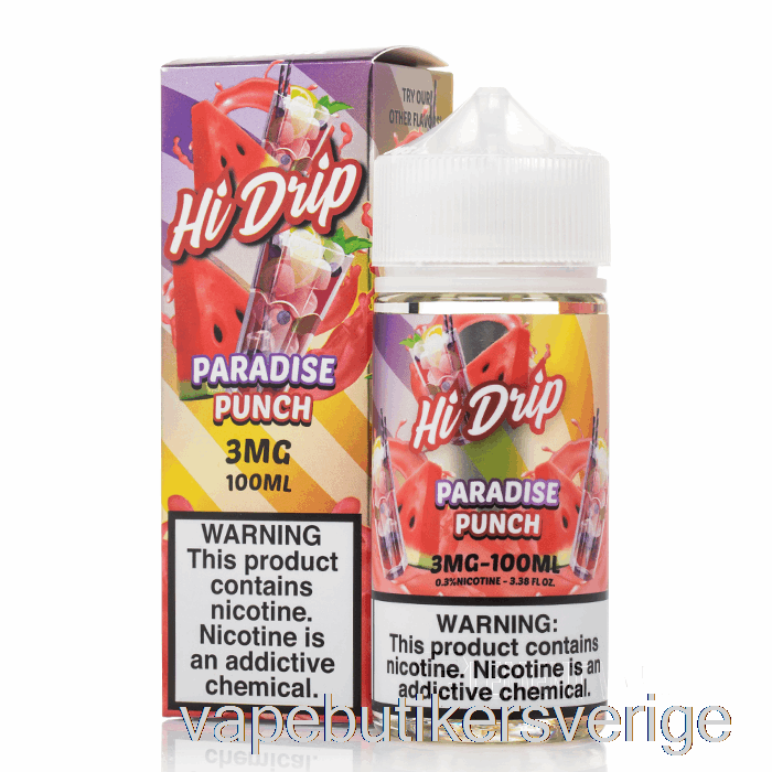 Vape Sverige Paradise Punch - Hi-drip E-vätskor - 100ml 3mg